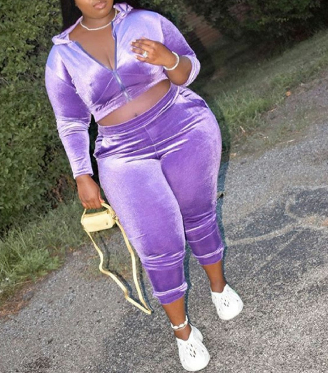 Plus Size Beauty Sweatsuit