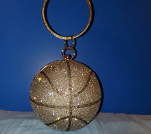 Load image into Gallery viewer, Luxury Diamond Basketball Clutch
