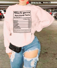 Load image into Gallery viewer, Black Queen Sweatshirt
