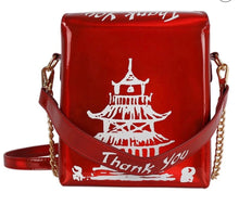 Charger l&#39;image dans la galerie, Chinese Takeout Box Tower Print Handbag
