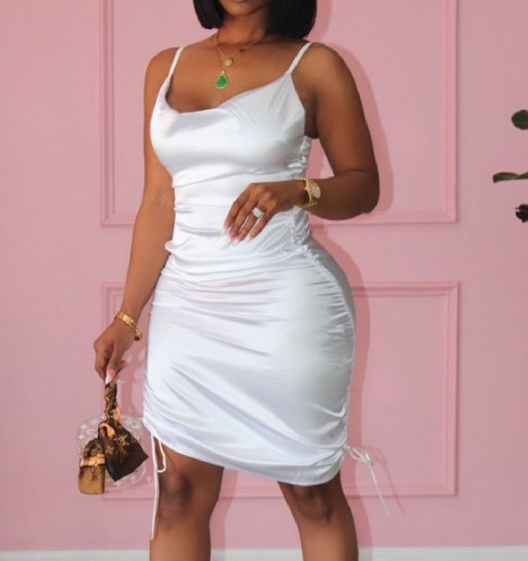 Satin Fashion Bodycon Dress