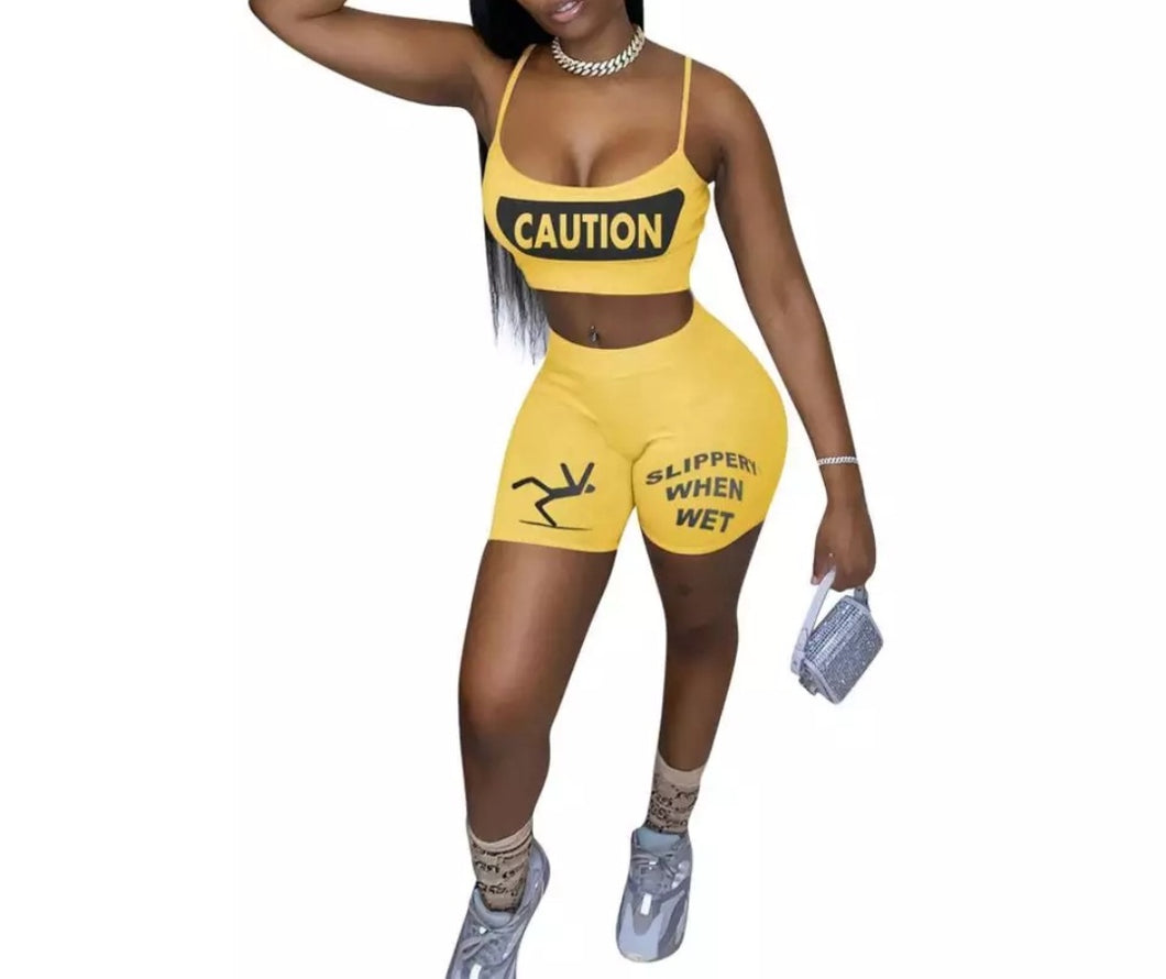 Caution Short Set