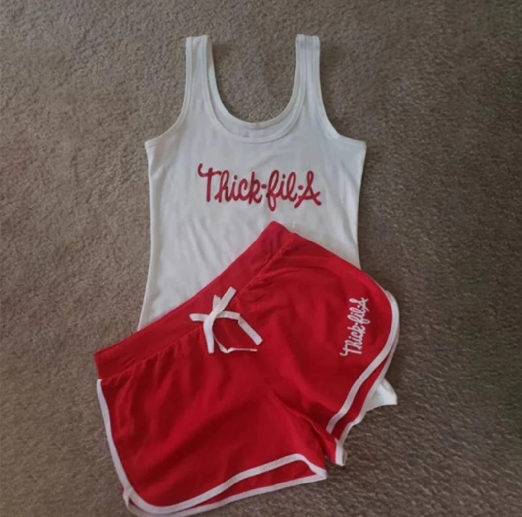 Thick Fil-A Short Set