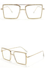 Load image into Gallery viewer, Square Oversized Diamond Fashion Glasses

