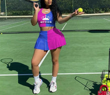 Load image into Gallery viewer, Queen Tennis Skirt Set
