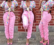 Load image into Gallery viewer, High Waist Stacked Swishy Jogger Pants
